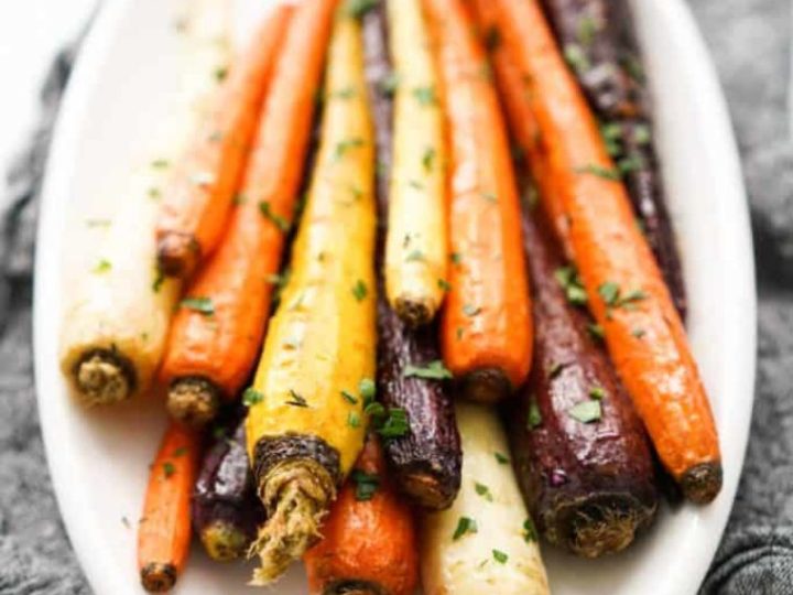 Roasted Whole Carrots from Joyous Apron