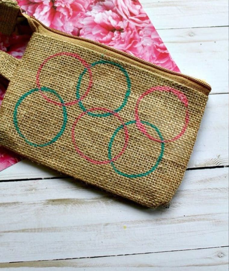 TP Tube Stamped Clutch – Great Gift For Mom Or Teen
