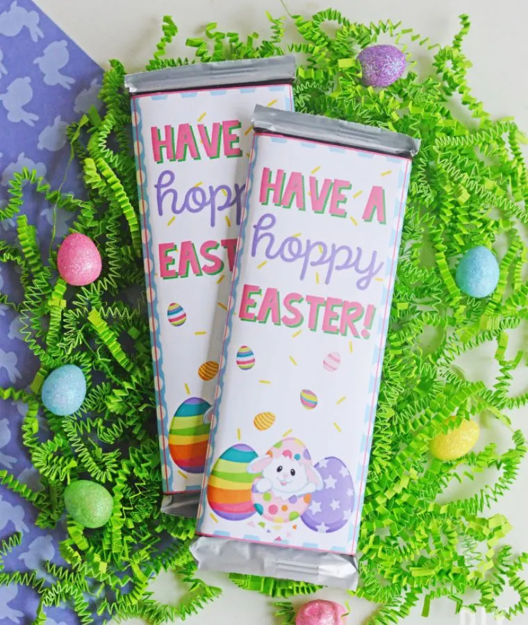 Easter Candy Bar Wrappers