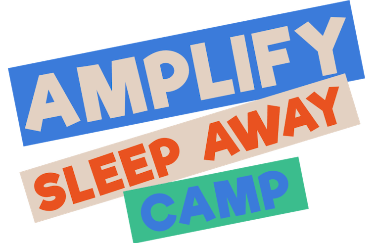 amplify sleep away camp logo