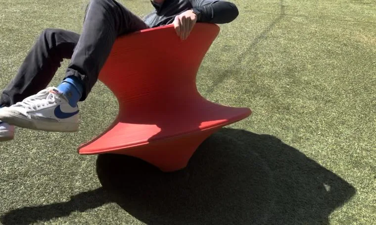 tipping twirling chairs at Dodger Stadium