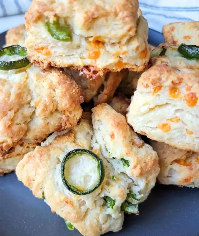 Flaky Jalapeno Cheddar Biscuits