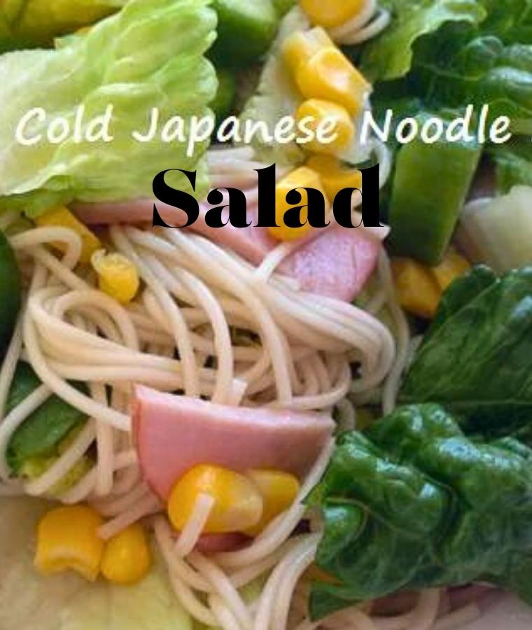 Hiyashi Chuka: Cold Japanese Noodle Salad