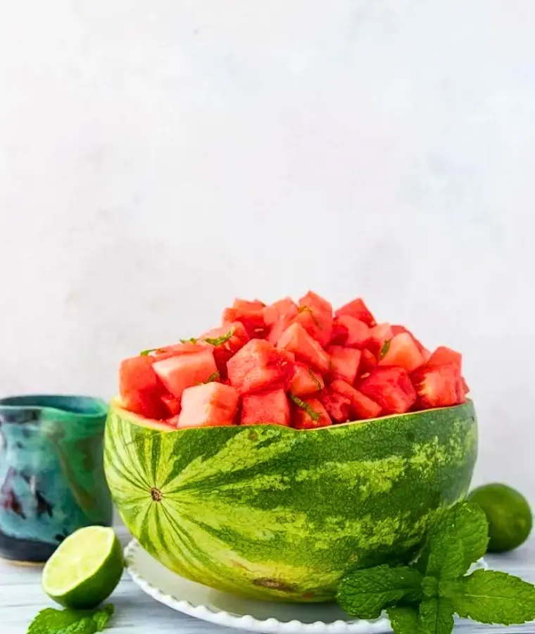 Mojito Watermelon Salad