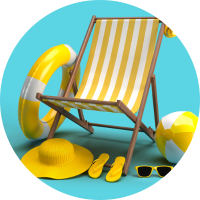 Summer fun category icon home page