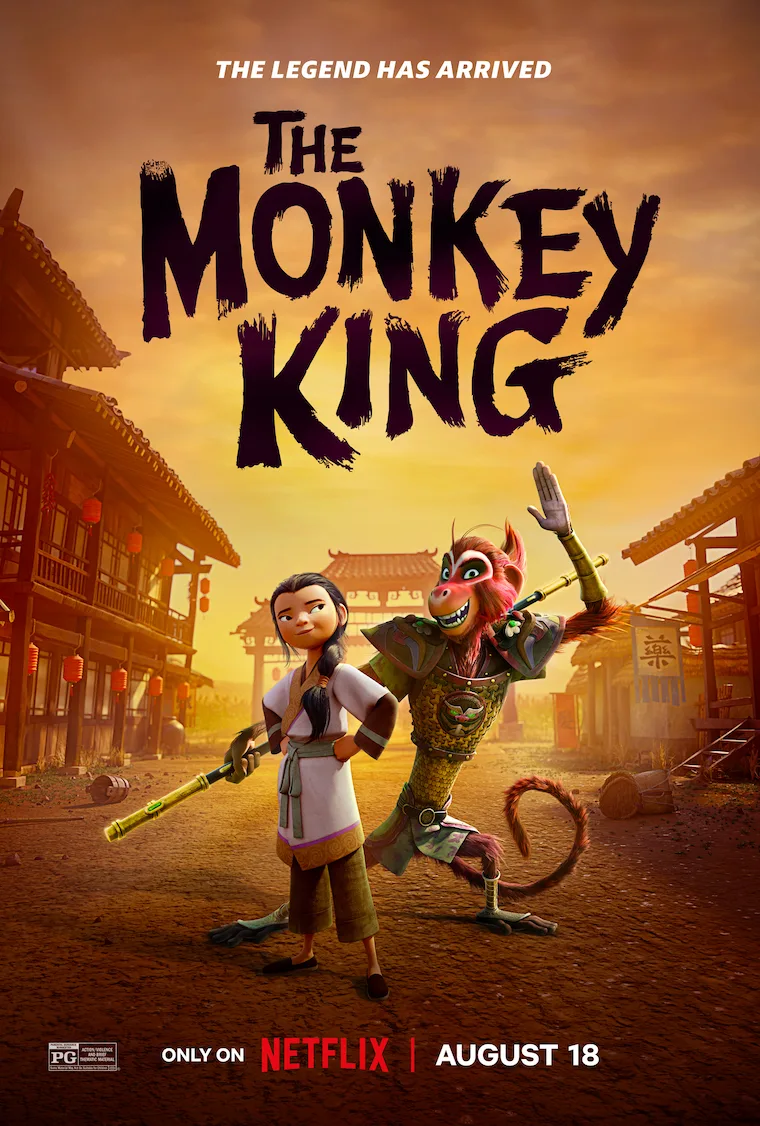 The Monkey King movie poster, courtesy of Netflix