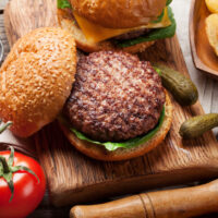 Tasty grilled home made burgers featured image beef recipes