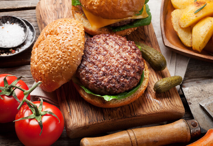 Tasty grilled home made burgers featured image beef recipes