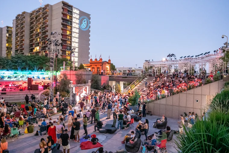 Grand Performances free outdoor concerts held at California Plaza, photo used with permission