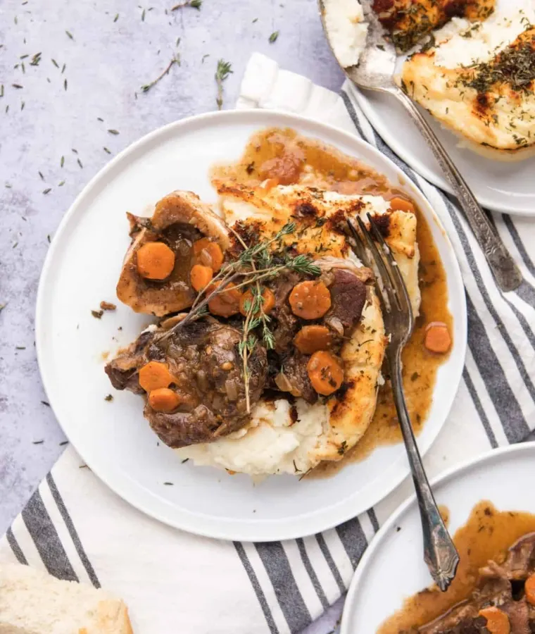 The Best Slow-Cooked Beef Shanks in Red Wine Sauce