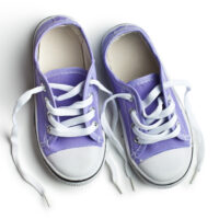 purple baby sneakers