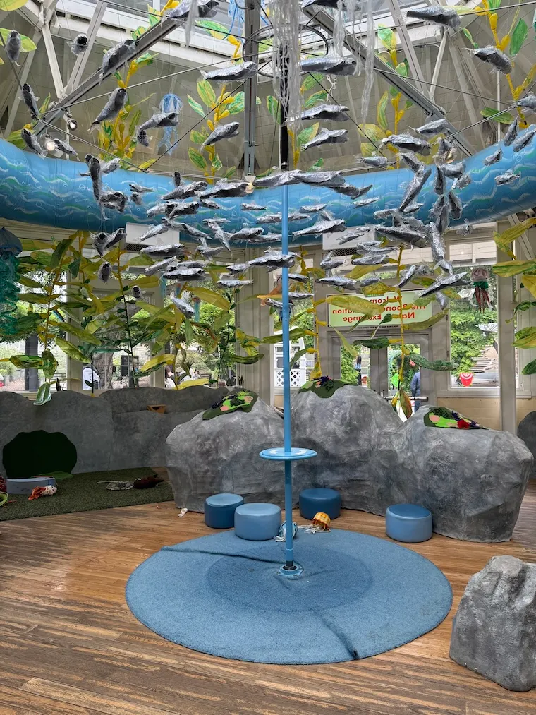 ocean mobile at Kidspace Children's Museum
