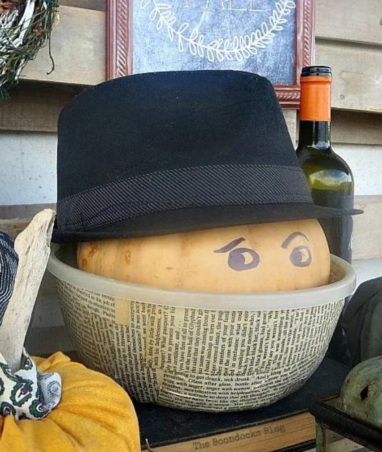 The Paranoid Man Pumpkin Craft