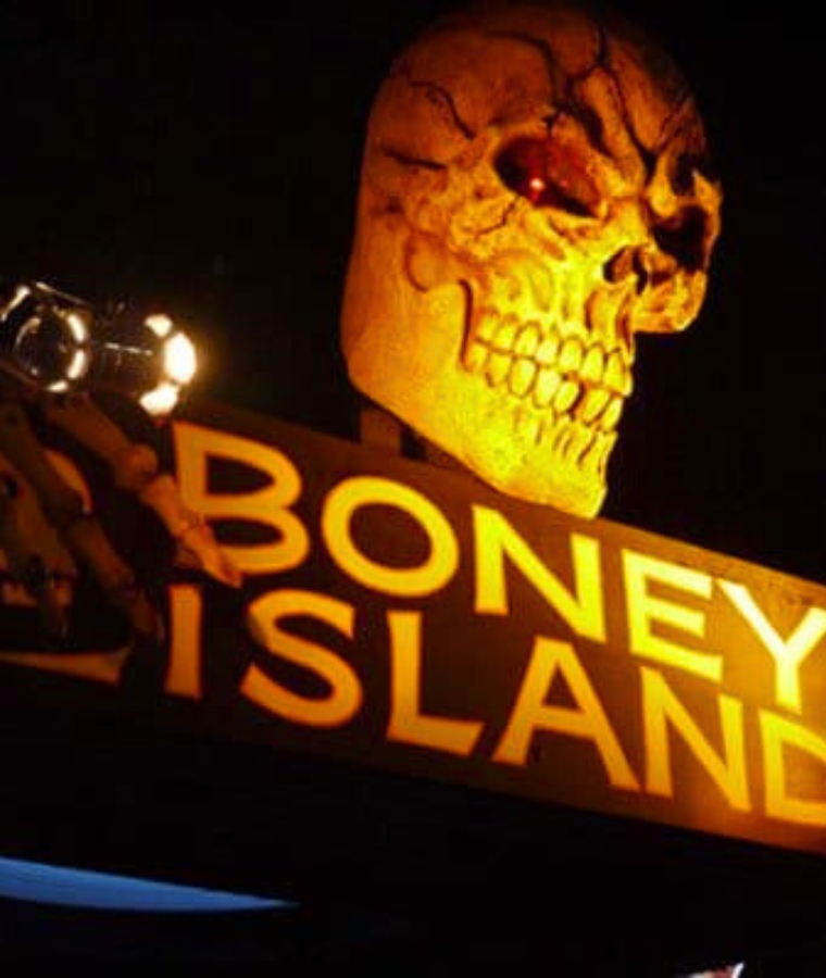 Boney Island is one of the fun haunted houses you'll find in Los Angeles this Halloween Season.