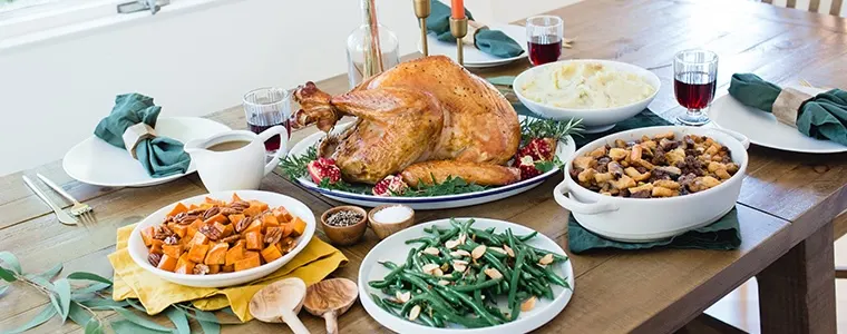 Thanksgiving meal from Lazy Acres