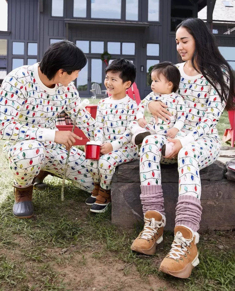 family in matching pajamas 
 by Hanna Andersson