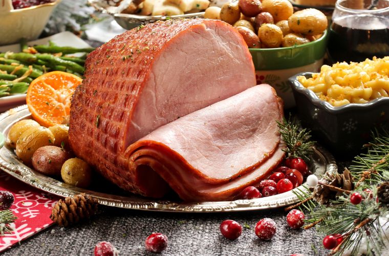 easter ham dinner