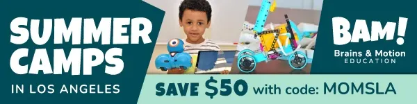 Brains and Motion Summer Camp banner ad 2025