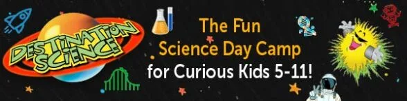 Destination science banner ad 2025