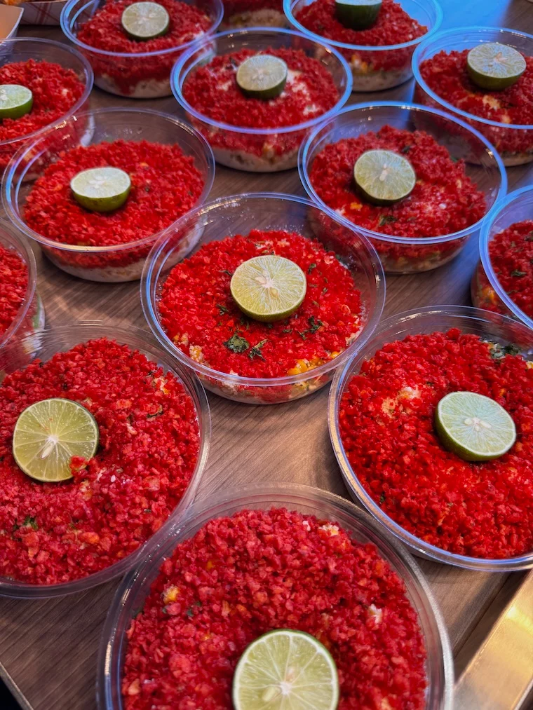 esquites cups at Angel Stadium