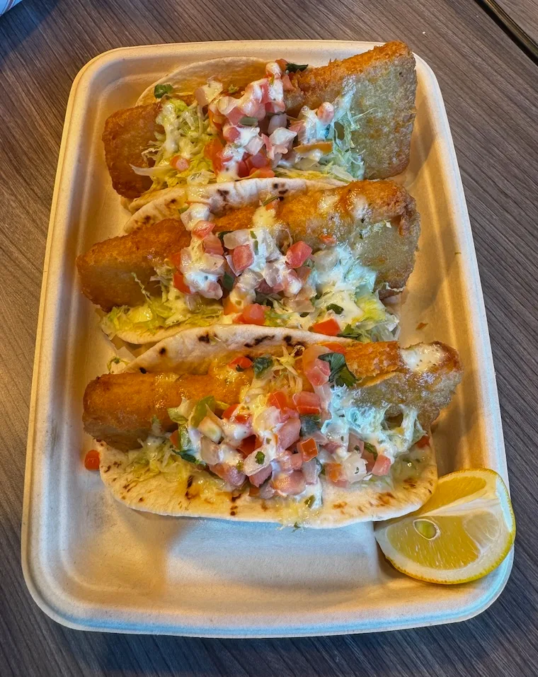 fish tacos at Angel Stadium