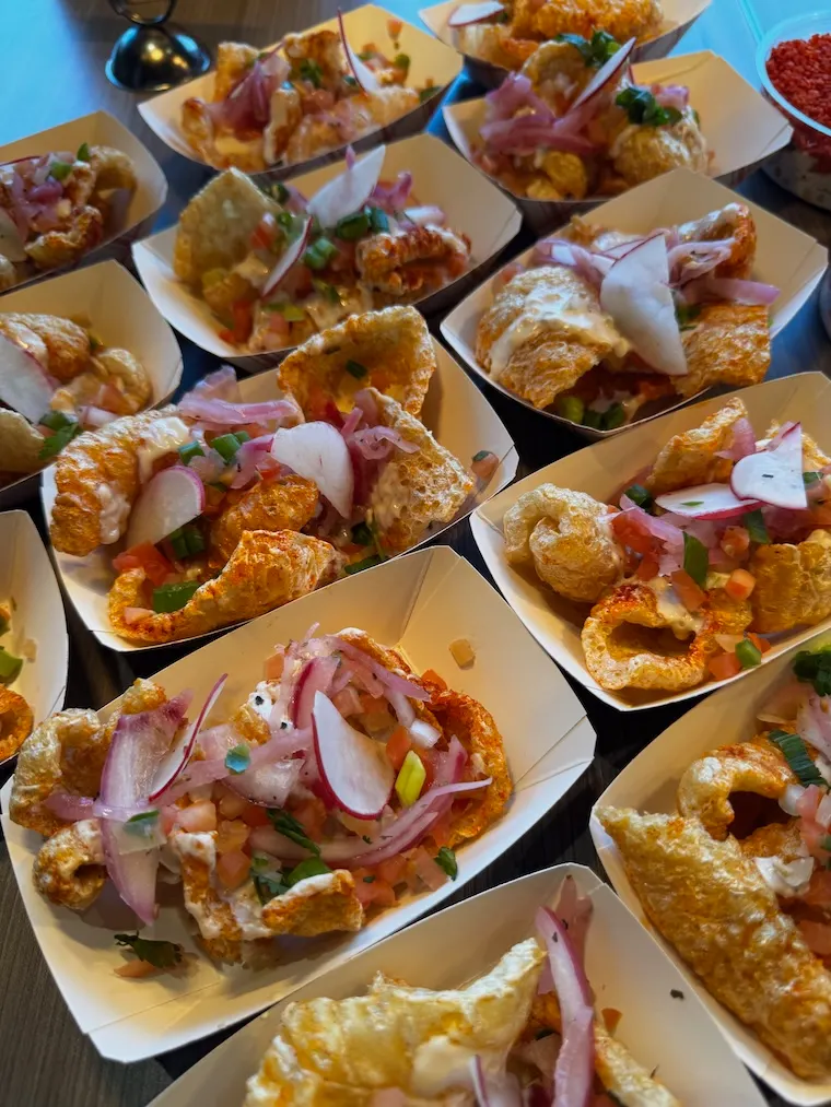 chicharrones nachos at Angel Stadium