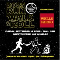 promo flyer for Run walk and roll fundraiser