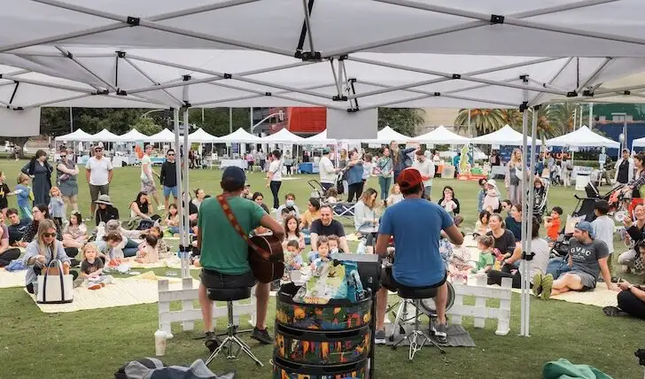 LA Kids Book Festival, featuring The Beat Buds, photo courtesy of the LA Kids Book Festival