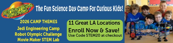 Destination Science camp premium banner ad 2026