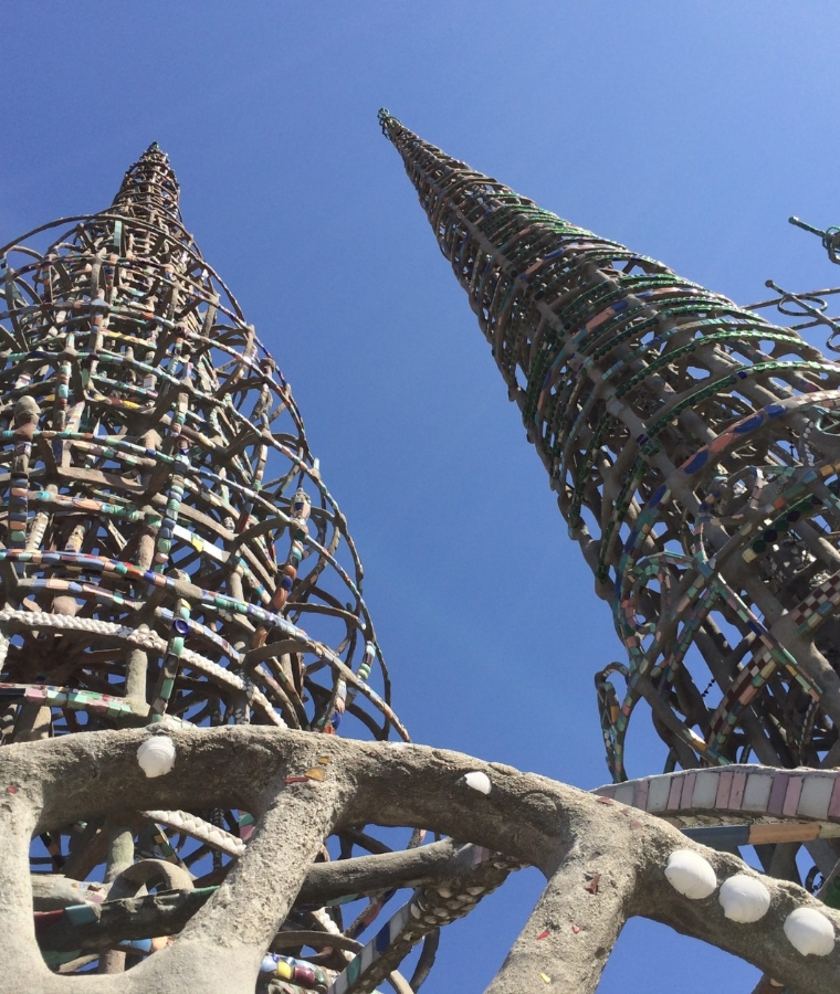 Watts Towers in Los Angeles